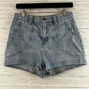 BDG High Rise Vintage Style Denim Shorts Size 29